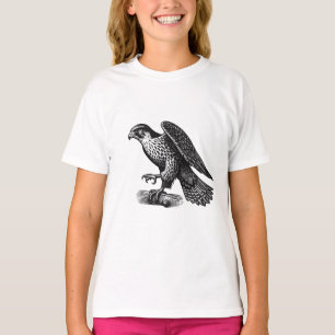 Camisas femininas de Falcão-peregrino