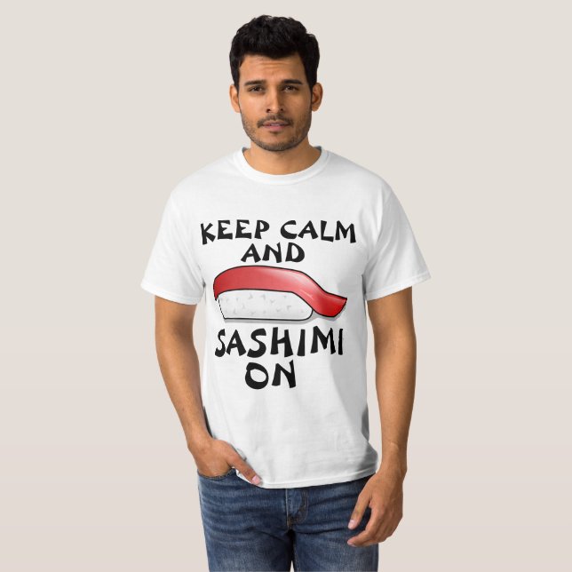 Camisas Funny SASHIMI (Sushi) (Frente Completa)