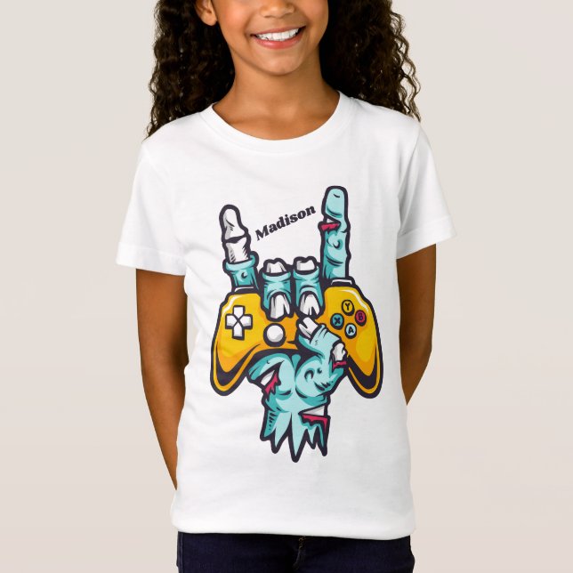 Camisas Gamer Zombie personalizadas (Frente)