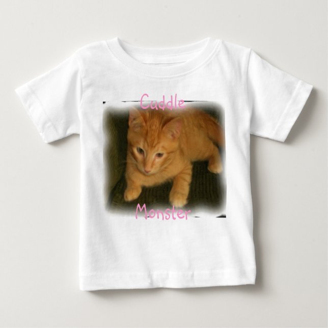 Camisas gatinhos "Monstro de Cuddle" (Frente)