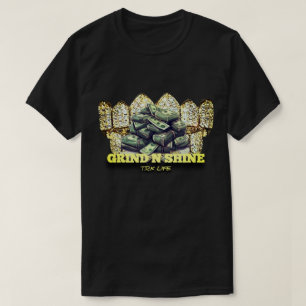 CAMISAS GRIND N SHINE T.R.K HUSTLE LOGO