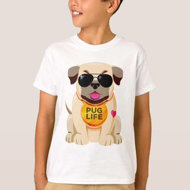 Camisas & jaquetas da vida do Pug (Frente)