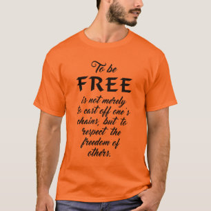 Camisas & jaquetas das citações da liberdade