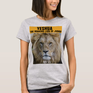 CAMISAS JUDEUS MESSIANICAS, YESHUA ROARING LION