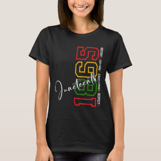 Camisas Juneteenth Mulheres Homens Afro-Americanos