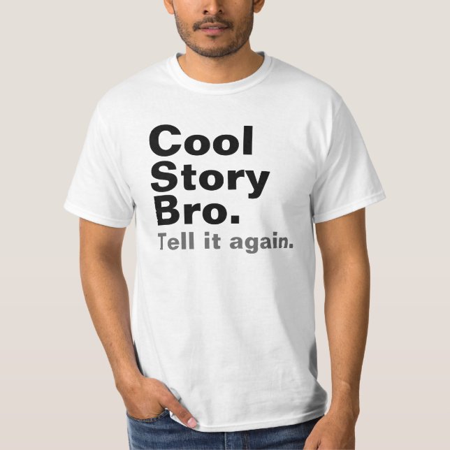 Camisas legal de Bro da história (Frente)