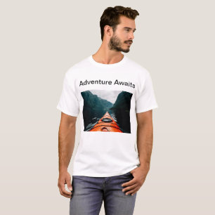 Camisas legal para a vida de aventura das pessoas