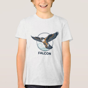 Camisas masculinas de falcão-peregrino