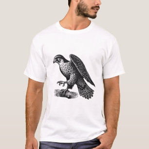 Camisas masculinas de falcão-peregrino