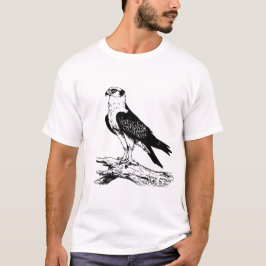 Camisas masculinas de falcão-peregrino