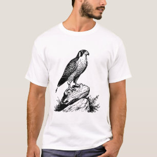 Camisas masculinas do falcão-peregrino