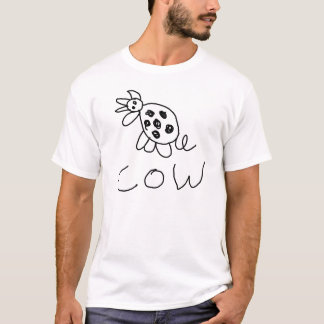 Camisas mudas da vaca T