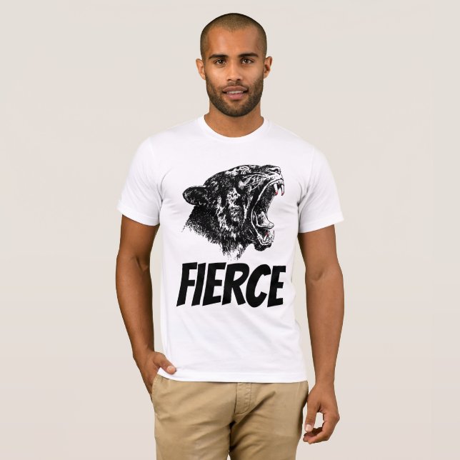Camisas Panther Masculinas, FIERCE (Frente Completa)