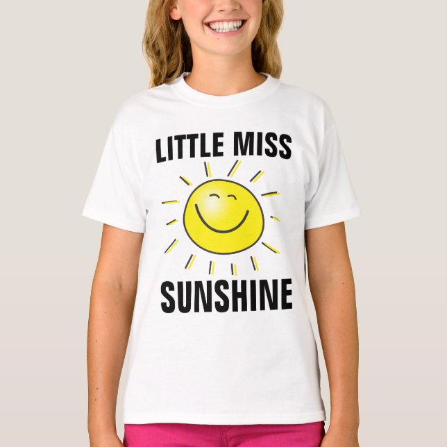 CAMISAS PARA MENINAS LITTLE MISS SUNSHINE (Frente)