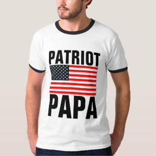 Camisas PATRIOT para o Patriótico PAI