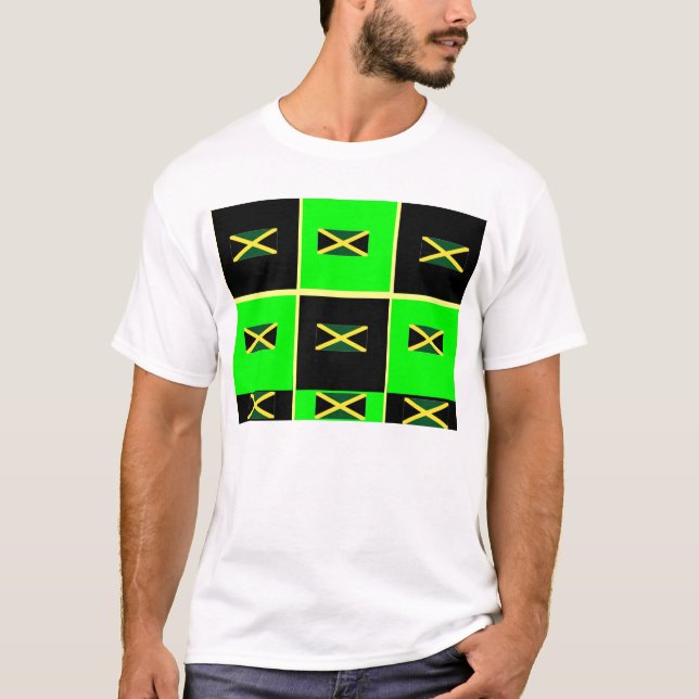 Camisas patriotas da Jamaica (Frente)