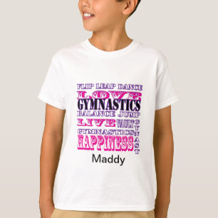 Camisas personalizadas da ginástica