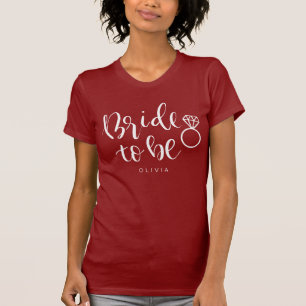 Camisas personalizadas da noiva da festa de