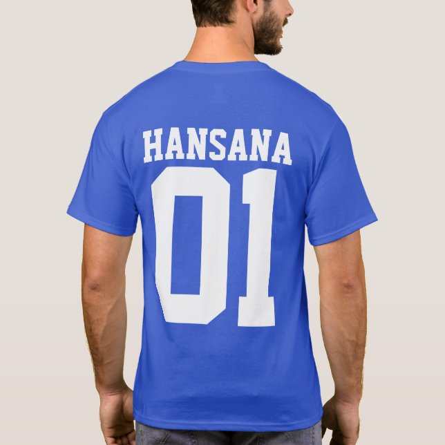 Camisas Personalizadas de Pai e Bebê - Combinando (Verso)