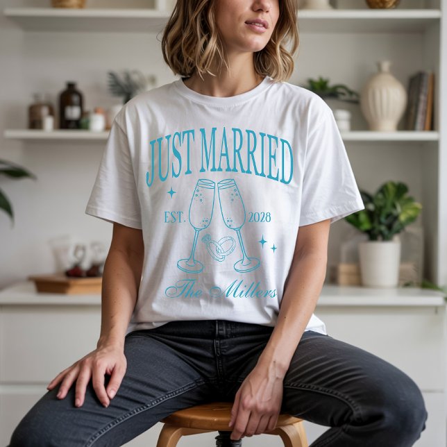Camisas Personalizadas Sr. e Sra., Camisa de Recém (matching honeymoon tees, custom wedding date shirts, personalized couple shirts, bride & groom shirt)