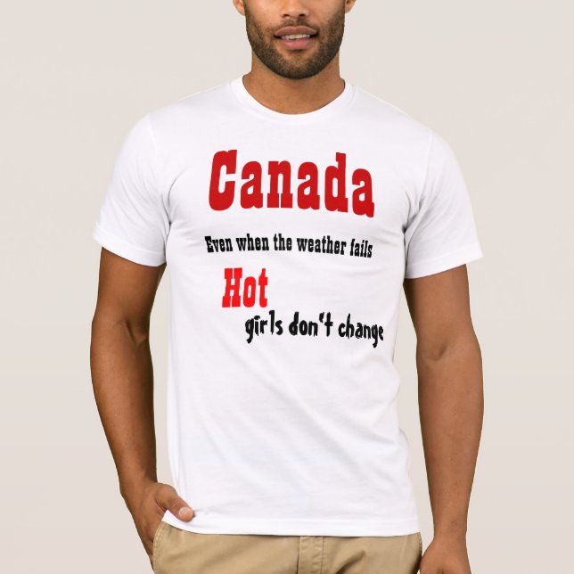 Camisas quentes canadenses (Frente)
