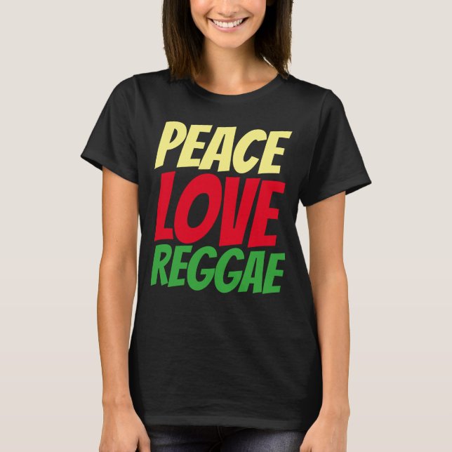 Camisas REGGAE, AMOR DA PAZ (Frente)