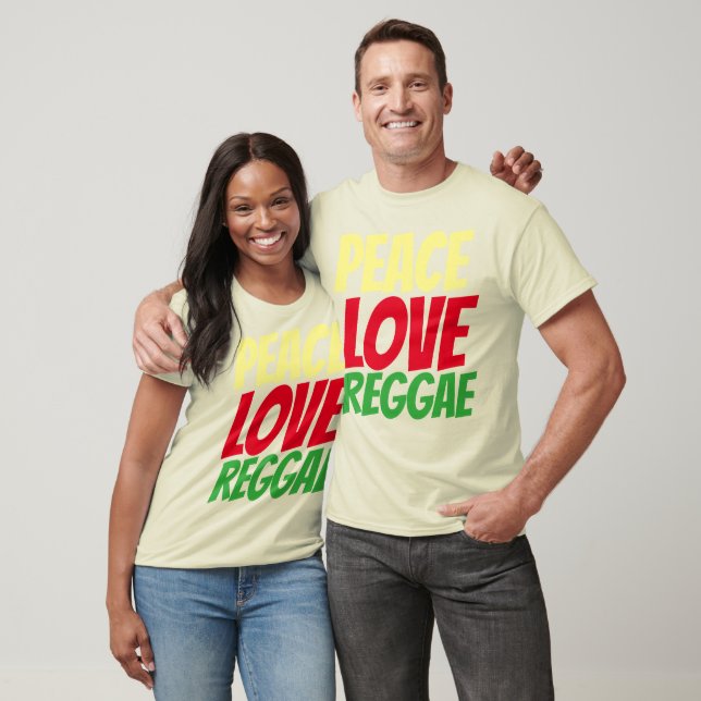 Camisas REGGAE, AMOR DA PAZ (Unissex)