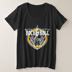 Camisas Rock & Roll Plus para Mulheres - Banda Roc