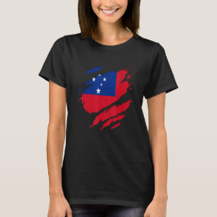 Camisas Samoanas Orgulhosas Arrancadas Samoa Bande