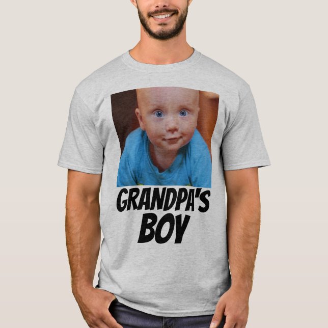 CAMISAS T PERSONALIZADAS GRANDPA - ADICIONAR FOTO  (Frente)