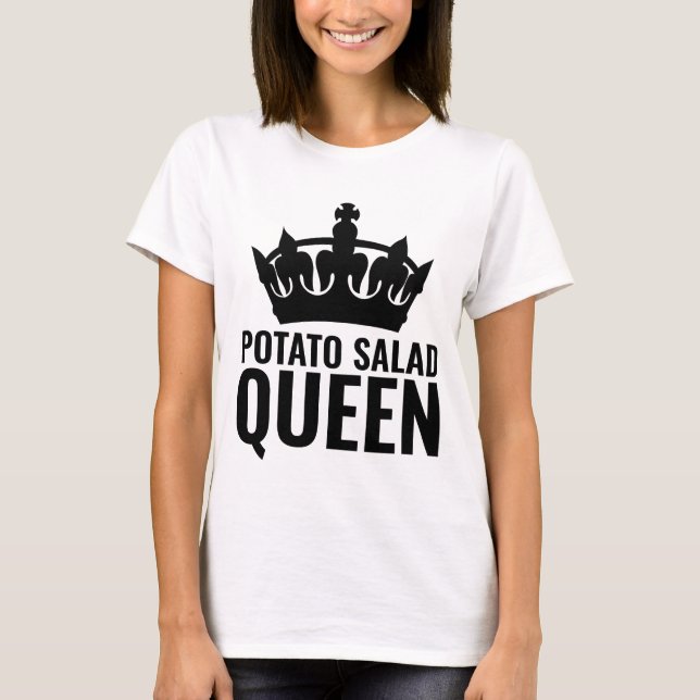 CAMISAS T-RAINHAS DE BATATA DE SALADA (Frente)