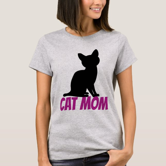 CAMISAS T-SHIRTS DA MÃE DE GATO (Frente)