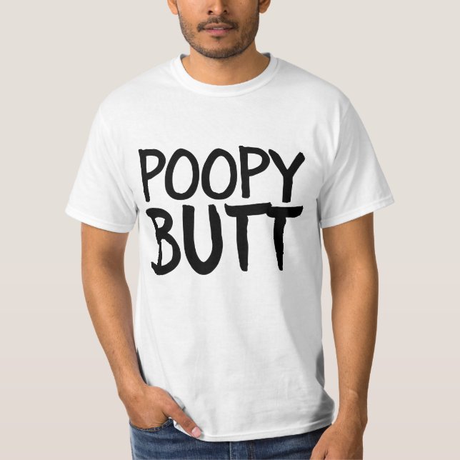 CAMISAS T-SHIRTS DE ANIVERSÁRIO DO POOPY BUMBUM (Frente)