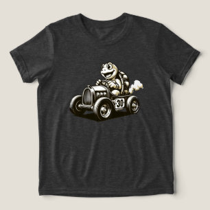 Camisas Tri-Blend de tartaruga corredor de desenho