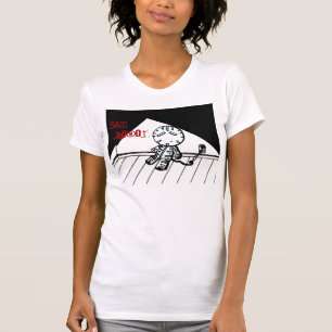 Camisas tristes do robô