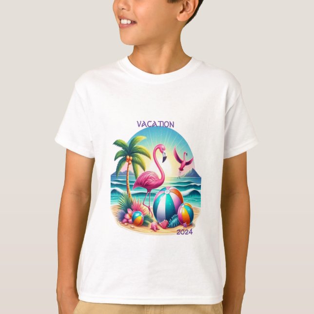 Camisas tropicais de praia em 2024 (Frente)