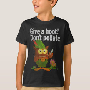 Camisas Vintage Por Sven & Angus Woodsy Owl Give
