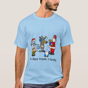 Camiseiros Chrismukkah e Camiseta Familiar