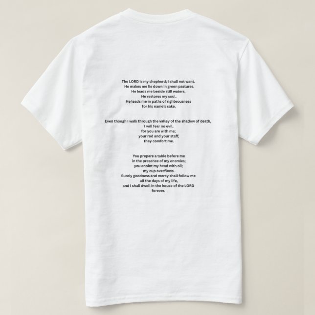 Camiseta (Verso do Design)
