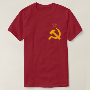 Camiseta С de martelo e foice С С Р
