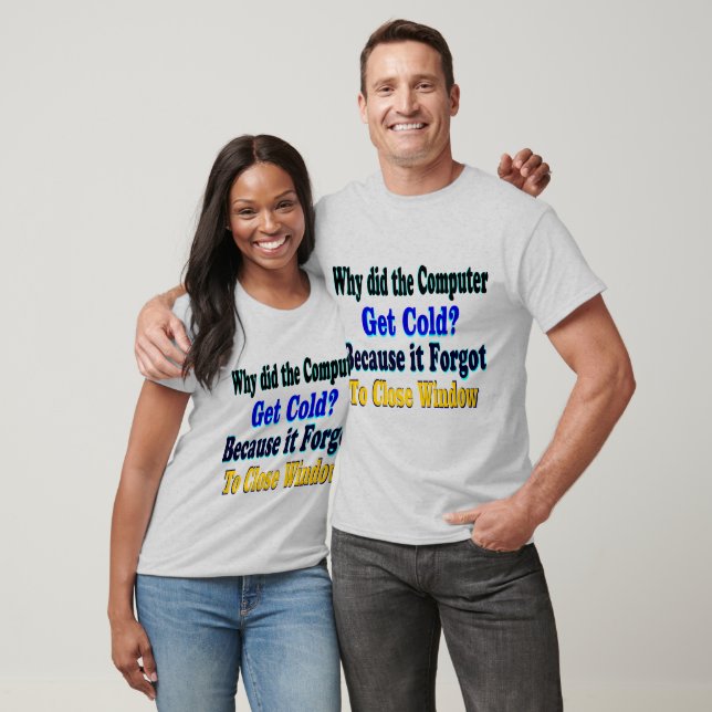 Camiseta ㋡ تRandom Computer Piada Americana de Jersey Tت ㋡ (Unissex)