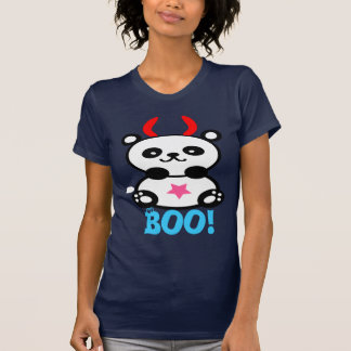 Camiseta ஐ ♥ Devilish Cute BabyPanda Women's Jersey T-Shirt