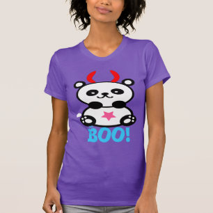 Camiseta ஐ ♥ Devilish Cute BabyPanda Women's Jersey T-Shirt