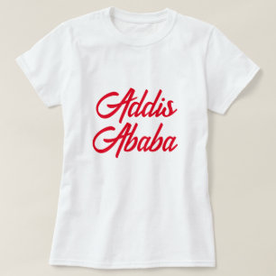 Camiseta አ T-Shirt Addis Abeba ዲ ስ አ በ ባ ቲ ሸ ር ት