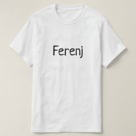 Camiseta ፈ ረ ን Ferenj Foreigner Amharic Divertido pela Etió