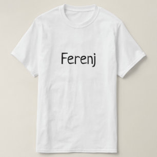 Camiseta ፈ ረ ን Ferenj Foreigner Amharic Divertido pela Etió