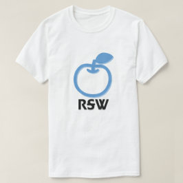 Camiseta Ꮢ Ꭶ Ꮤ - maçã em Cherokee