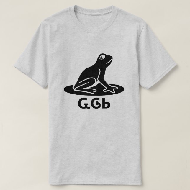 Camiseta Ꮹ Ꮆ Ꮟ- sapo em Cherokee (Frente do Design)