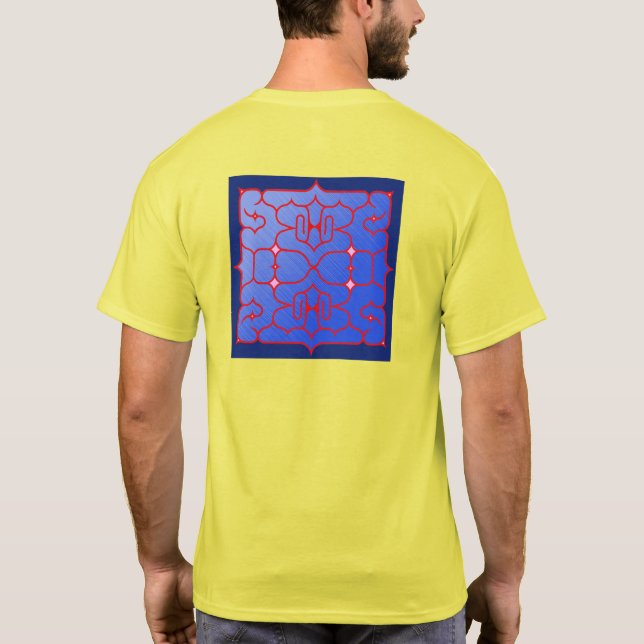 Camiseta アイヌ柄  北海道 Tシャツ　 Hokkaido Ainu pattern T-s (Verso)