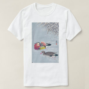 Camiseta オ ド, 小 古 mandarin duck, Ohara Koson, Ukiyo-e
